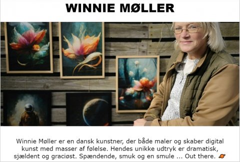 Ugens Kunstner hos print firma